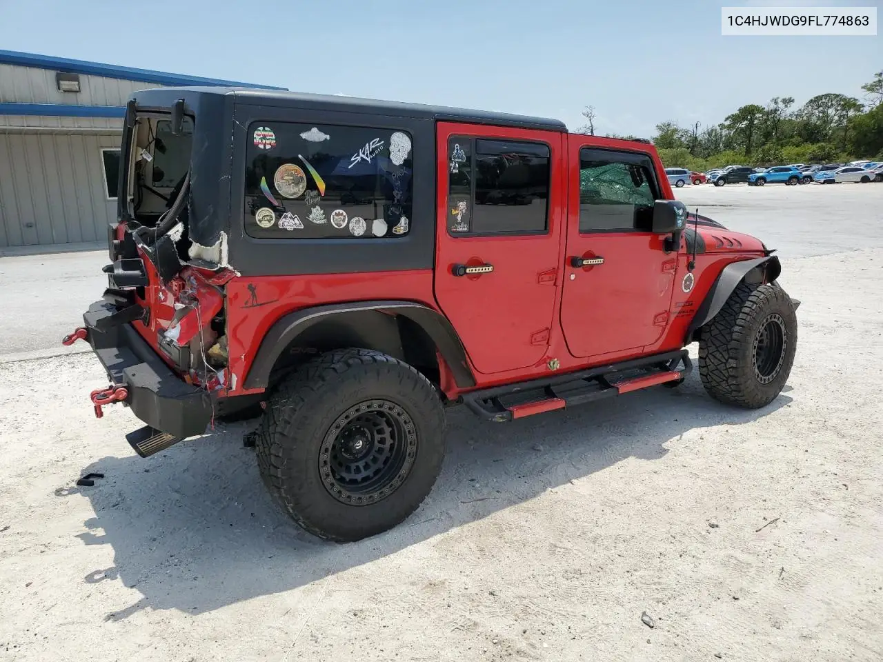 1C4HJWDG9FL774863 2015 Jeep Wrangler Unlimited Sport