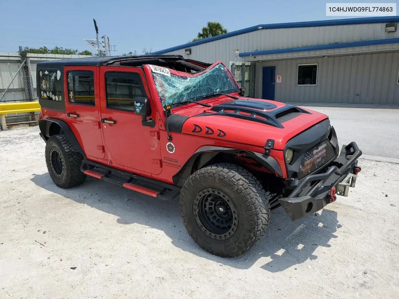1C4HJWDG9FL774863 2015 Jeep Wrangler Unlimited Sport