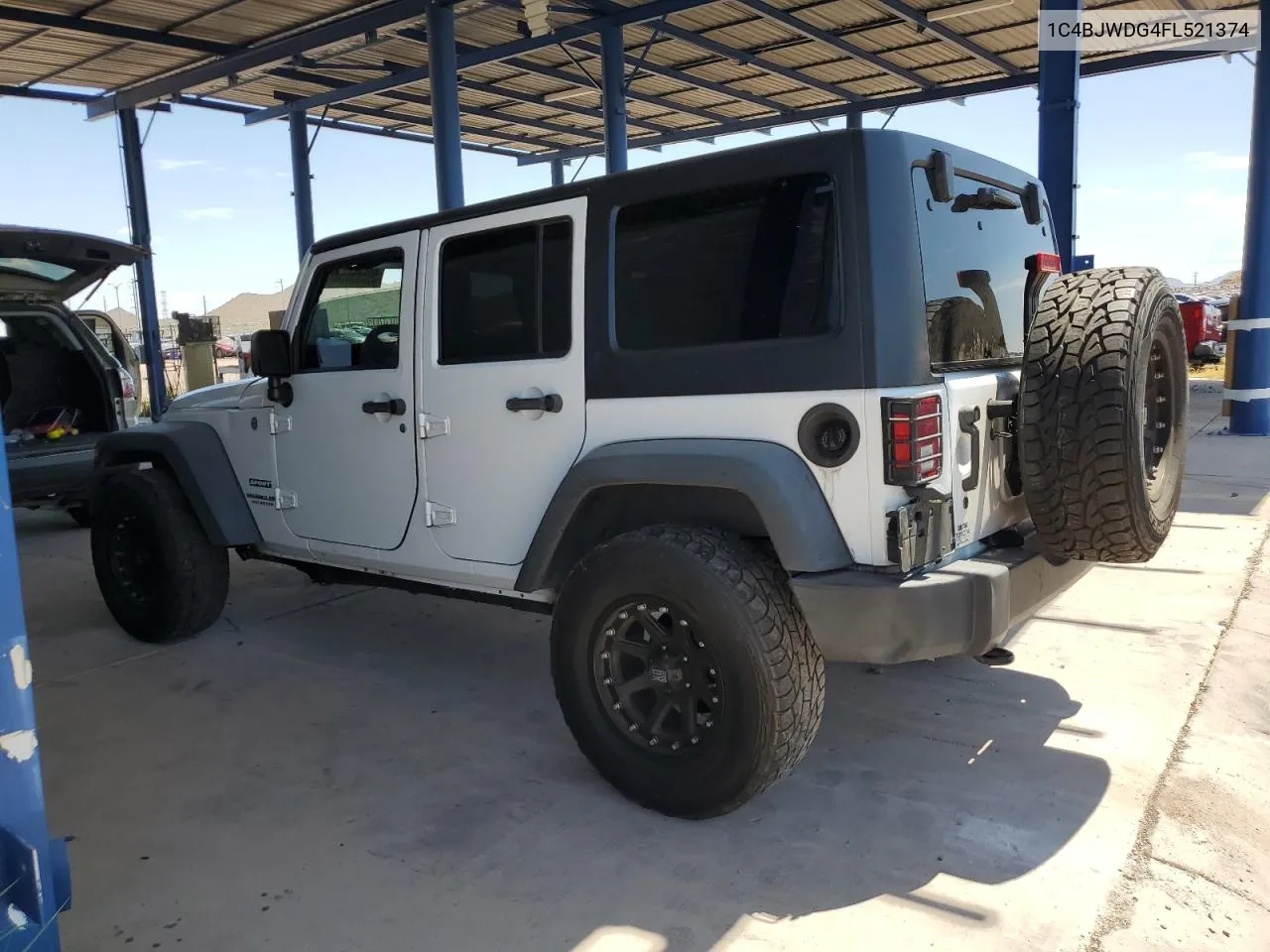 2015 Jeep Wrangler Unlimited Sport VIN: 1C4BJWDG4FL521374 Lot: 59595654