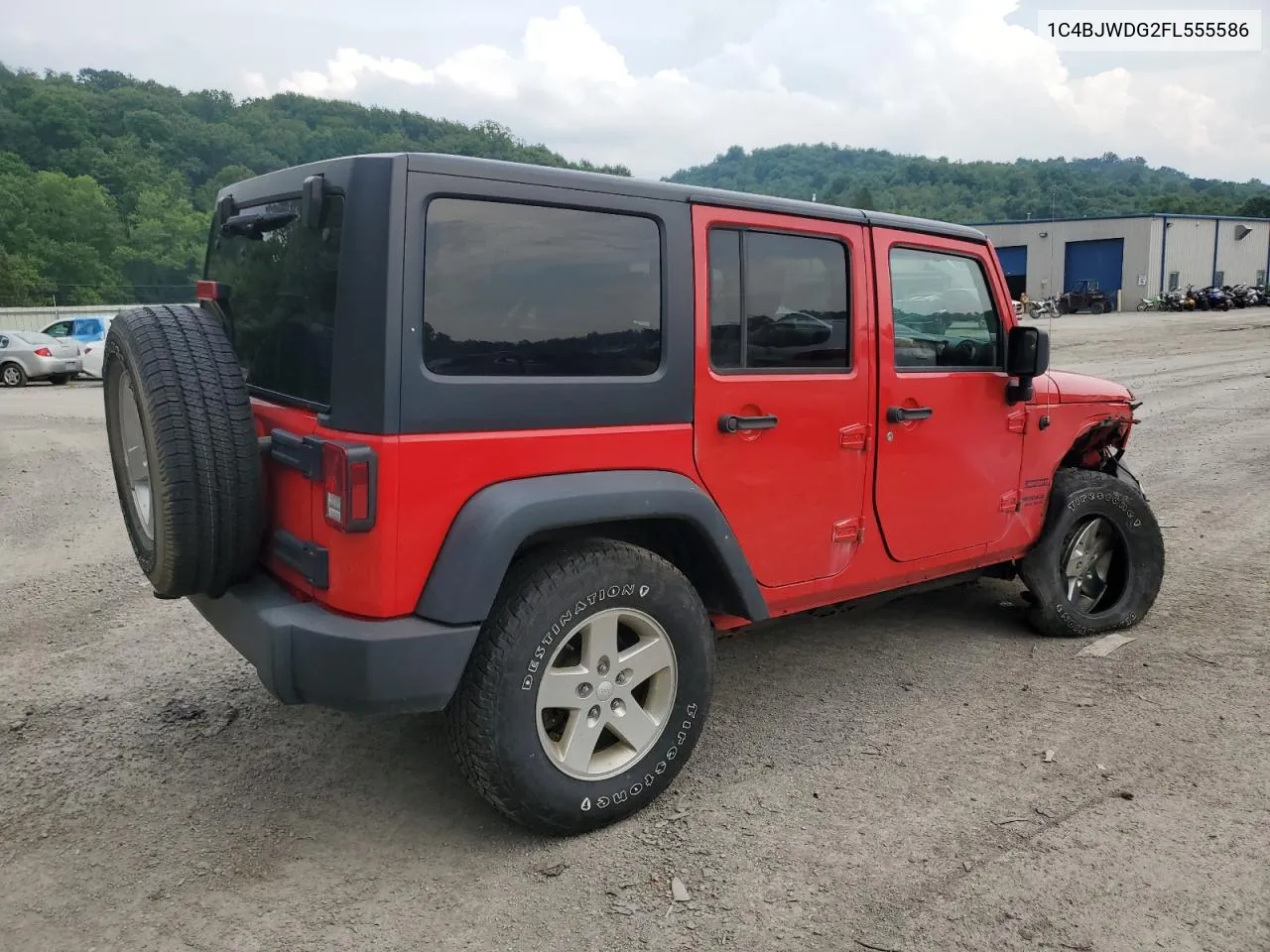 2015 Jeep Wrangler Unlimited Sport VIN: 1C4BJWDG2FL555586 Lot: 59608604