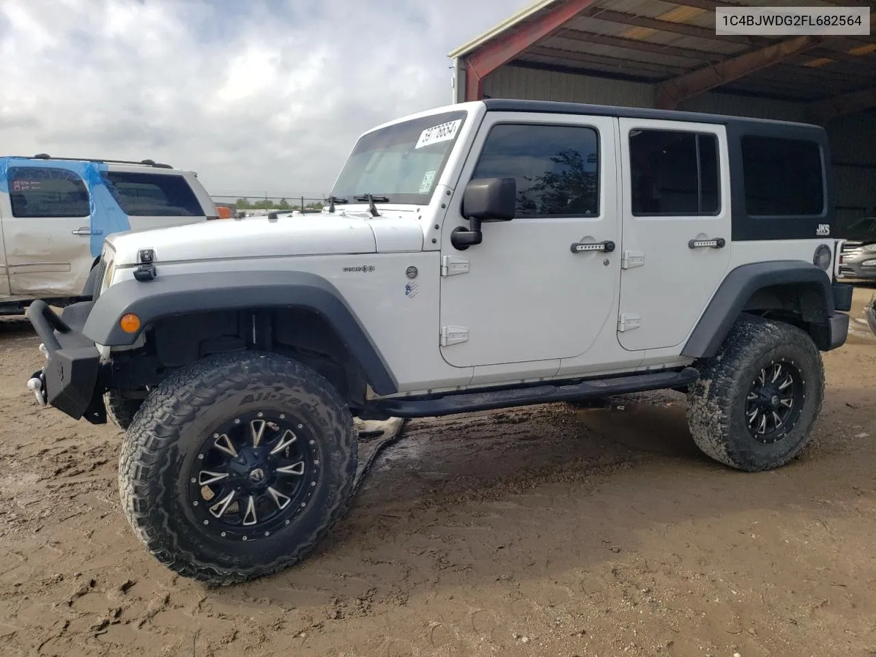 2015 Jeep Wrangler Unlimited Sport VIN: 1C4BJWDG2FL682564 Lot: 59776654