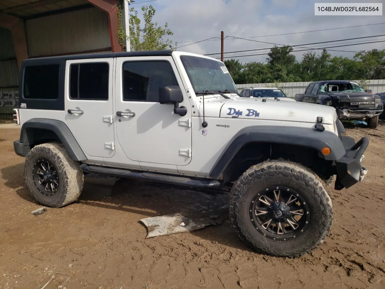 2015 Jeep Wrangler Unlimited Sport VIN: 1C4BJWDG2FL682564 Lot: 59776654