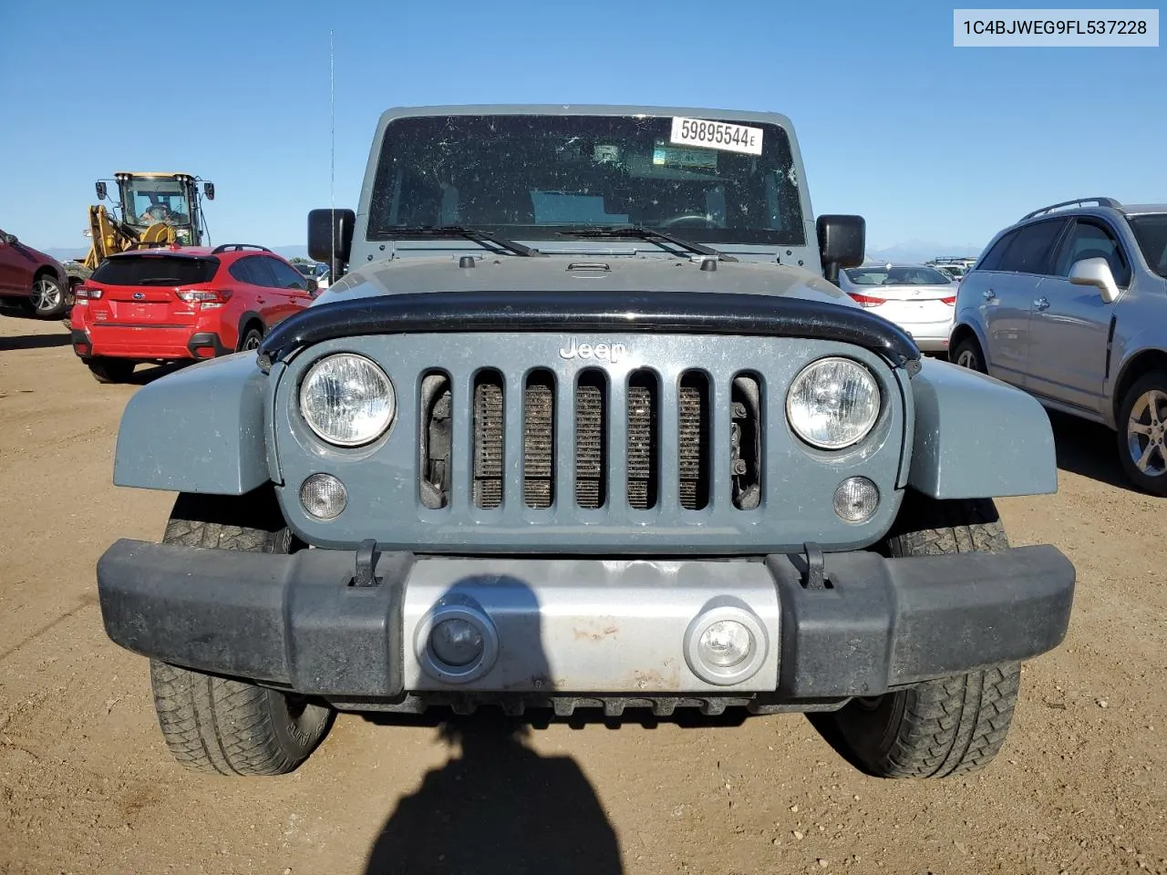 2015 Jeep Wrangler Unlimited Sahara VIN: 1C4BJWEG9FL537228 Lot: 59895544