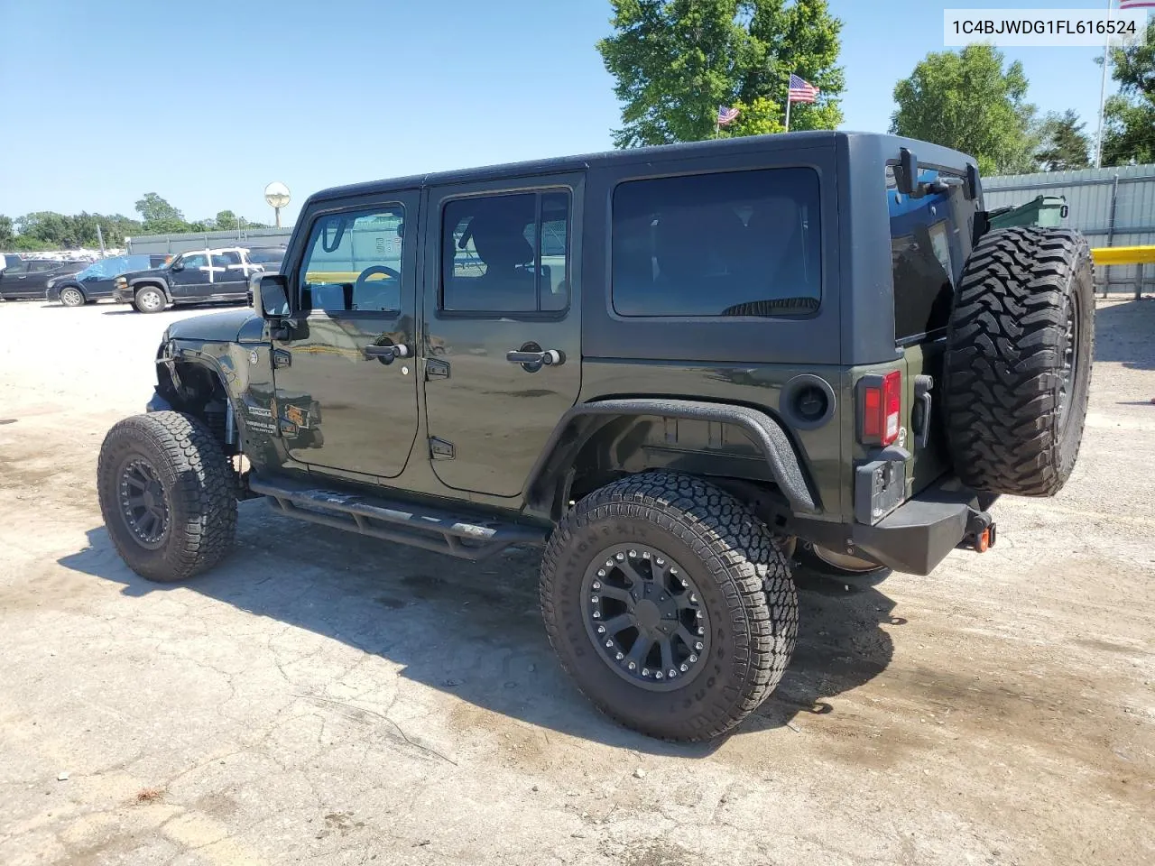 2015 Jeep Wrangler Unlimited Sport VIN: 1C4BJWDG1FL616524 Lot: 60080214