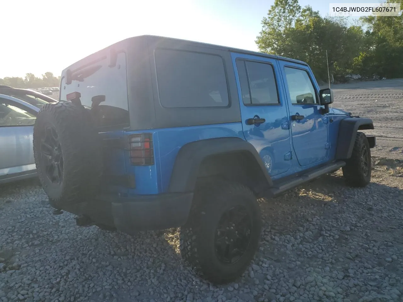 2015 Jeep Wrangler Unlimited Sport VIN: 1C4BJWDG2FL607671 Lot: 60118634