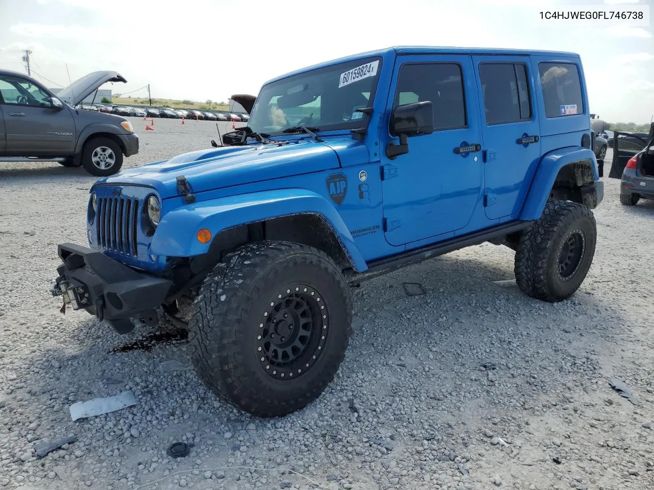 2015 Jeep Wrangler Unlimited Sahara VIN: 1C4HJWEG0FL746738 Lot: 60159824