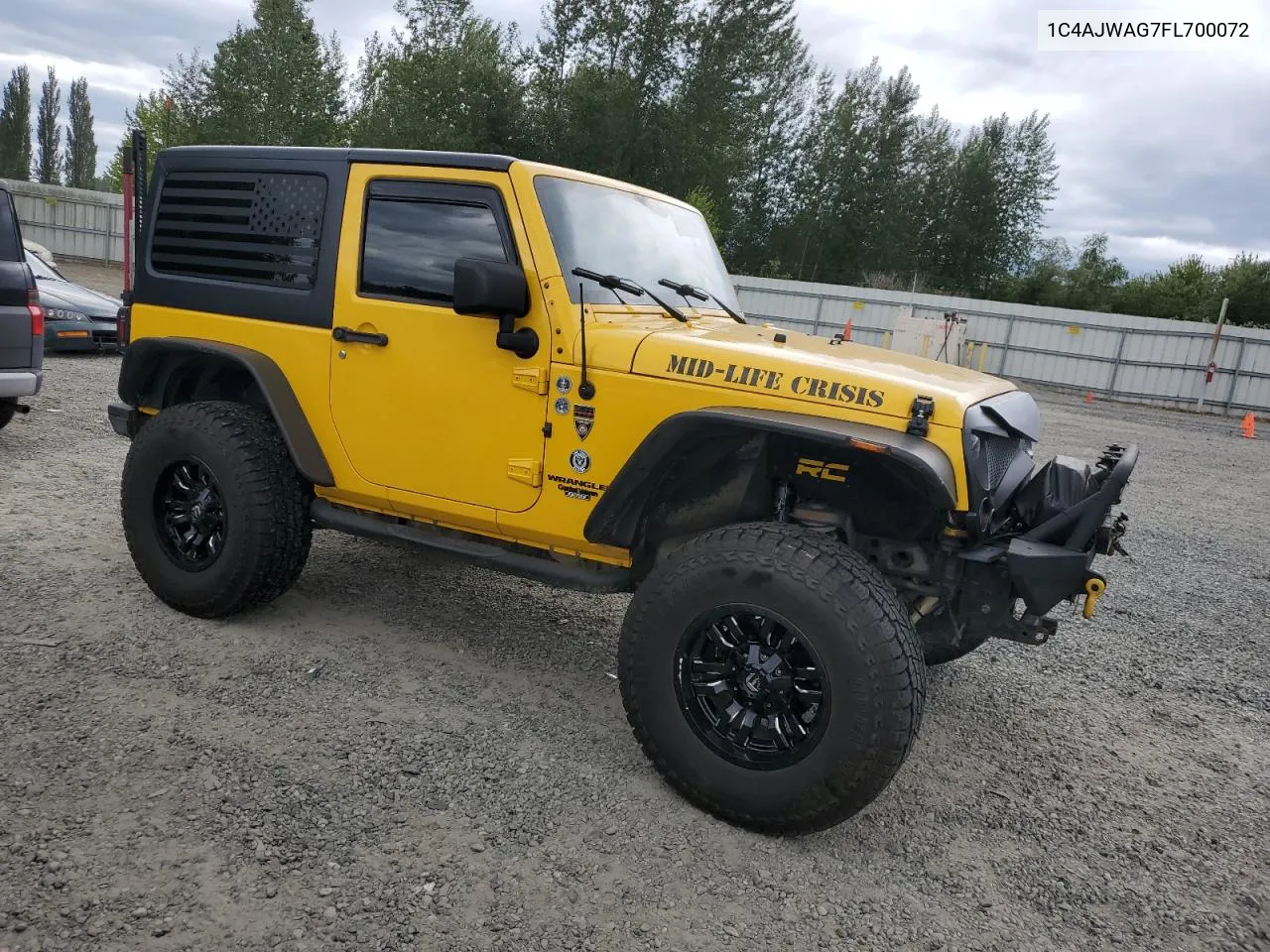 1C4AJWAG7FL700072 2015 Jeep Wrangler Sport