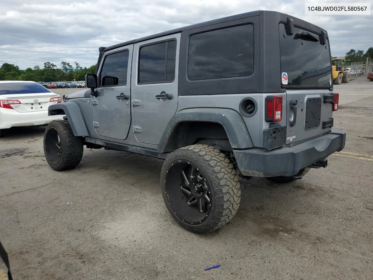 2015 Jeep Wrangler Unlimited Sport VIN: 1C4BJWDG2FL580567 Lot: 60279224