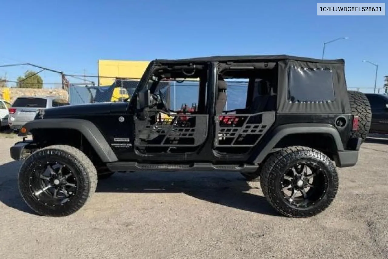 2015 Jeep Wrangler Unlimited Sport VIN: 1C4HJWDG8FL528631 Lot: 60360104