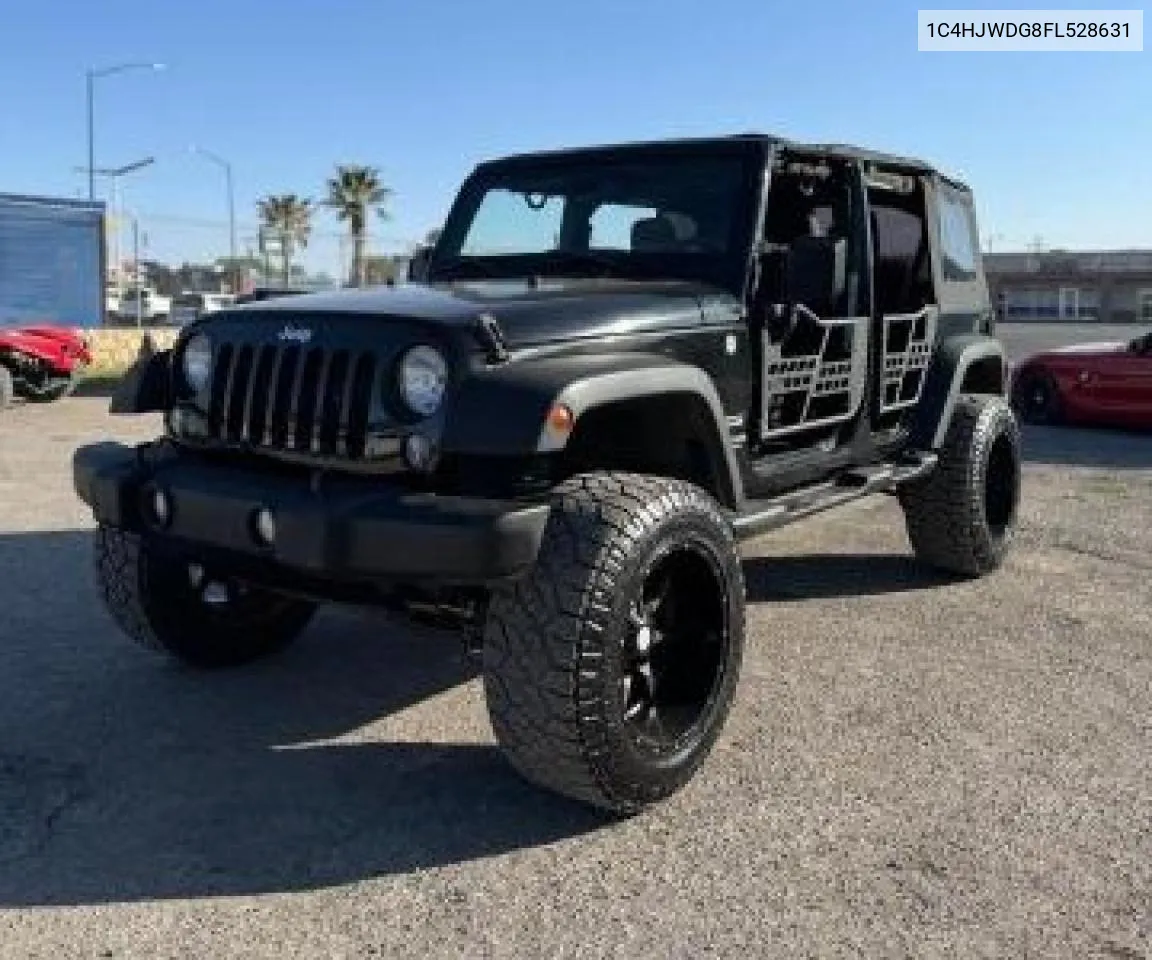 2015 Jeep Wrangler Unlimited Sport VIN: 1C4HJWDG8FL528631 Lot: 60360104