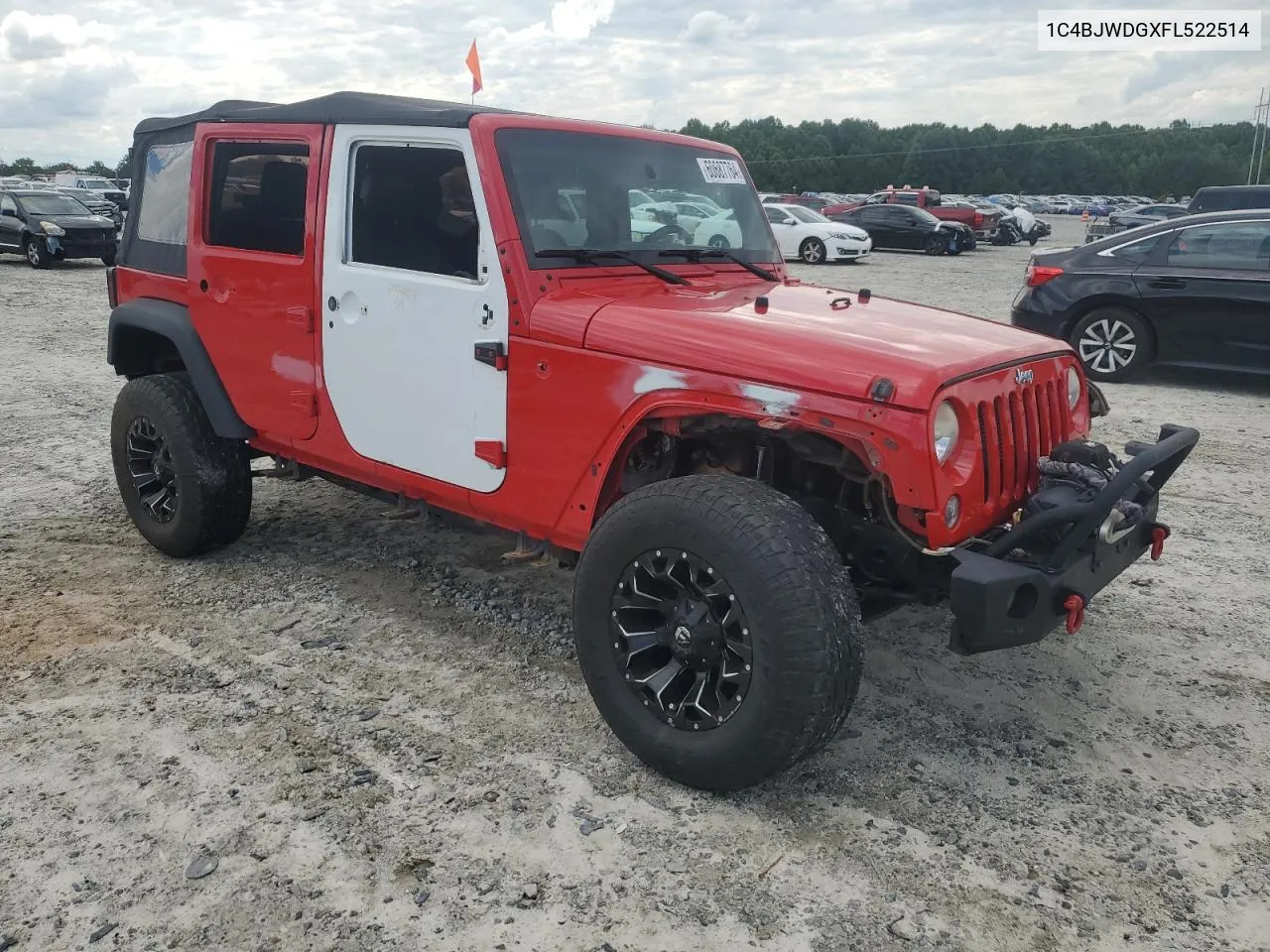 2015 Jeep Wrangler Unlimited Sport VIN: 1C4BJWDGXFL522514 Lot: 60687764