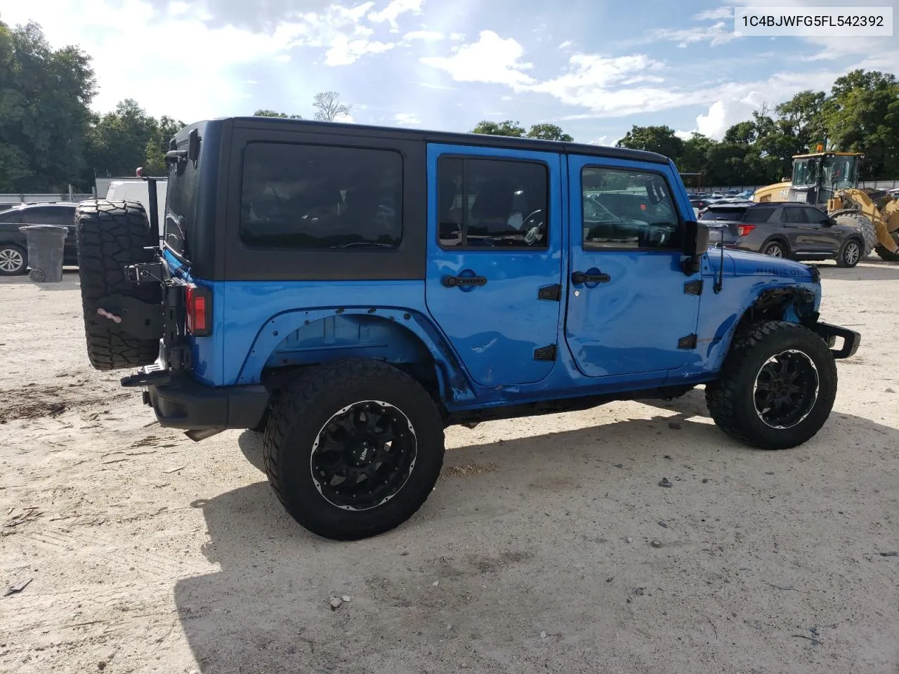 2015 Jeep Wrangler Unlimited Rubicon VIN: 1C4BJWFG5FL542392 Lot: 60871994