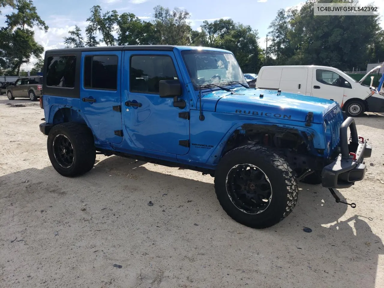 1C4BJWFG5FL542392 2015 Jeep Wrangler Unlimited Rubicon