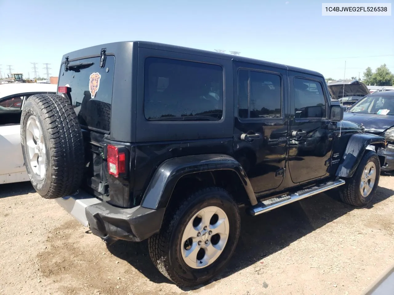 2015 Jeep Wrangler Unlimited Sahara VIN: 1C4BJWEG2FL526538 Lot: 60896534