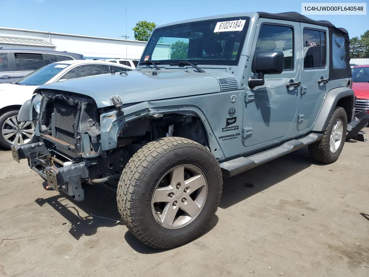 1C4HJWDG0FL640548 2015 Jeep Wrangler Unlimited Sport