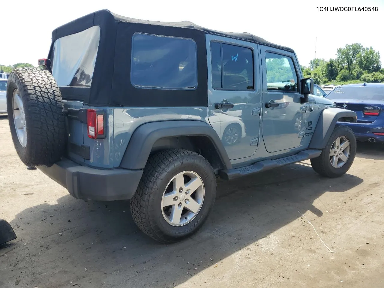 1C4HJWDG0FL640548 2015 Jeep Wrangler Unlimited Sport