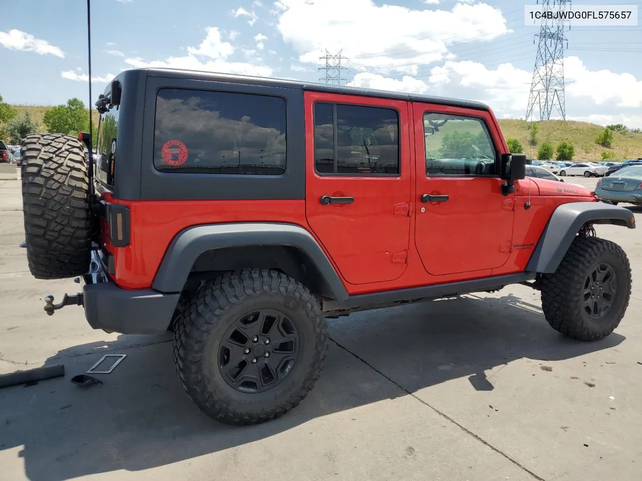 2015 Jeep Wrangler Unlimited Sport VIN: 1C4BJWDG0FL575657 Lot: 61166464