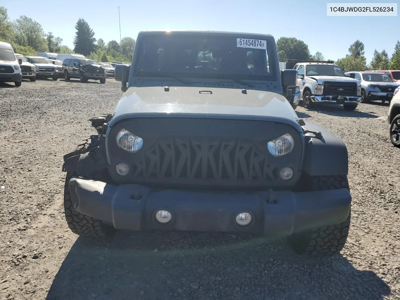 1C4BJWDG2FL526234 2015 Jeep Wrangler Unlimited Sport