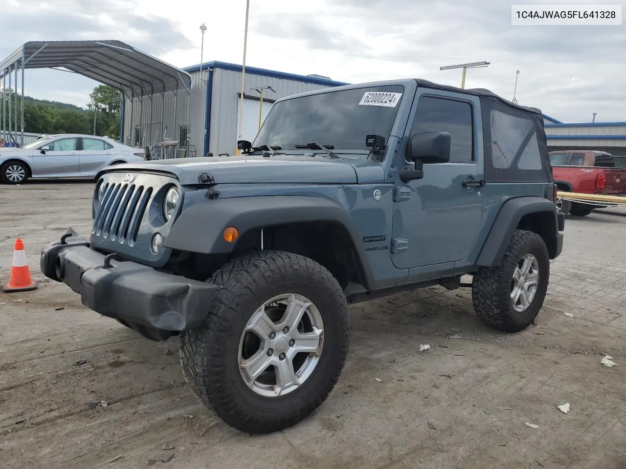 2015 Jeep Wrangler Sport VIN: 1C4AJWAG5FL641328 Lot: 62000224