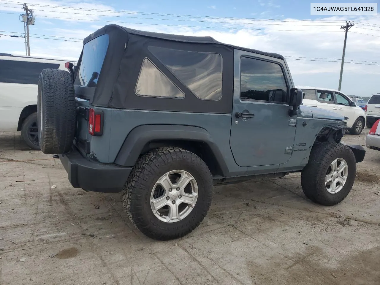 2015 Jeep Wrangler Sport VIN: 1C4AJWAG5FL641328 Lot: 62000224