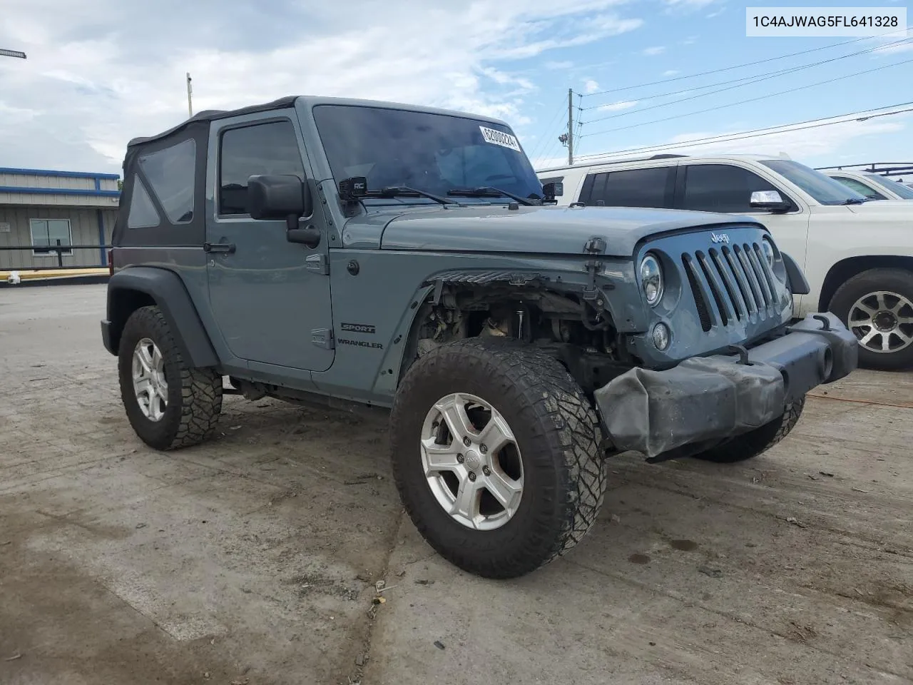 2015 Jeep Wrangler Sport VIN: 1C4AJWAG5FL641328 Lot: 62000224