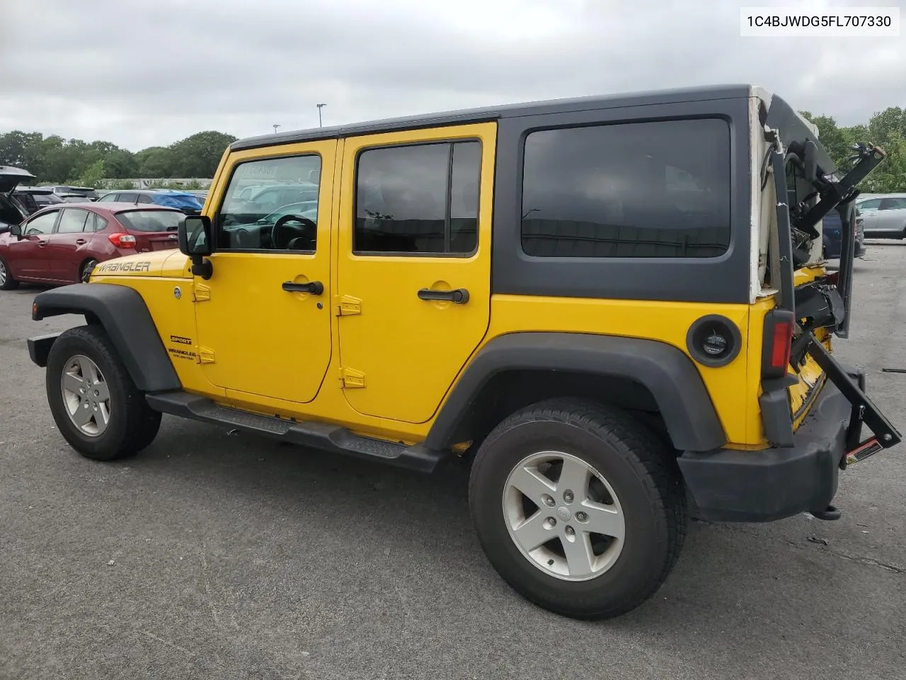 2015 Jeep Wrangler Unlimited Sport VIN: 1C4BJWDG5FL707330 Lot: 62485184