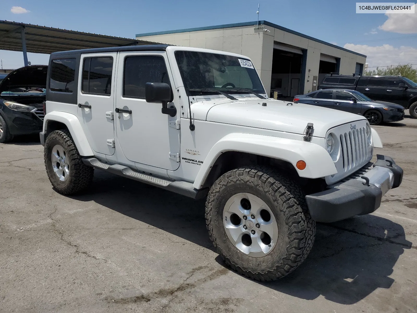 1C4BJWEG8FL620441 2015 Jeep Wrangler Unlimited Sahara