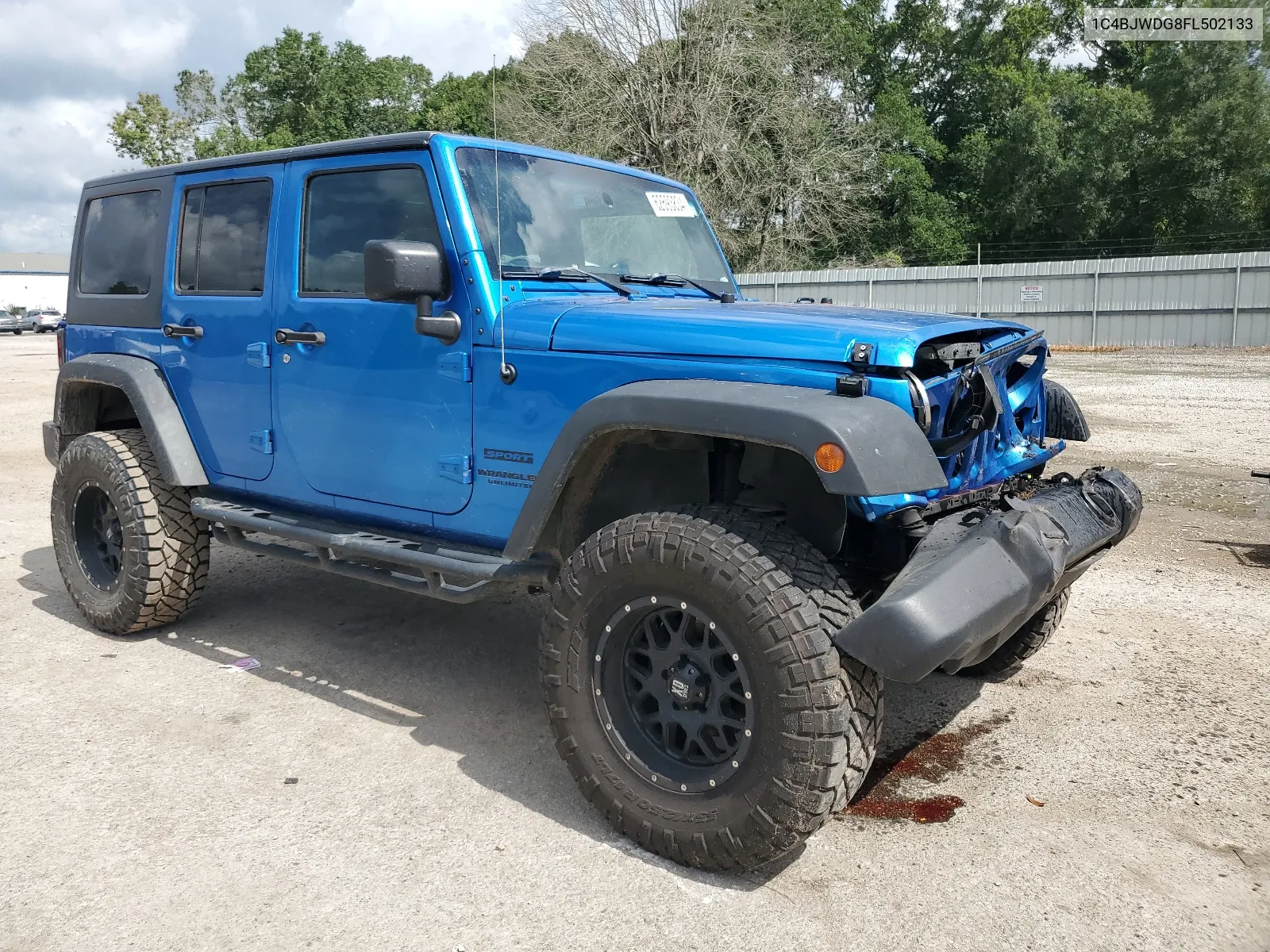 2015 Jeep Wrangler Unlimited Sport VIN: 1C4BJWDG8FL502133 Lot: 62693834