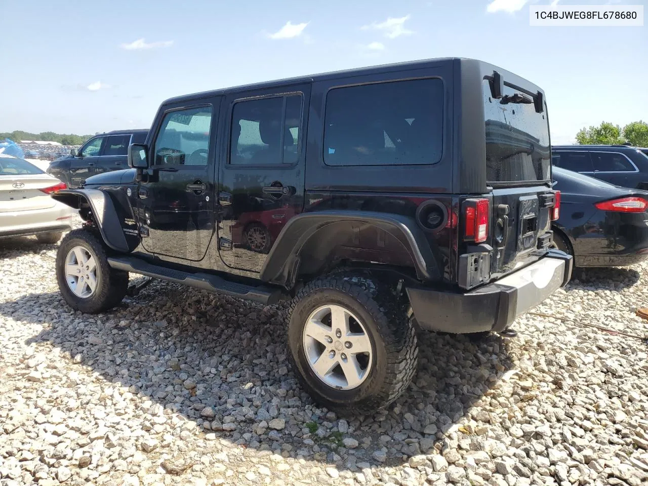 2015 Jeep Wrangler Unlimited Sahara VIN: 1C4BJWEG8FL678680 Lot: 62756454