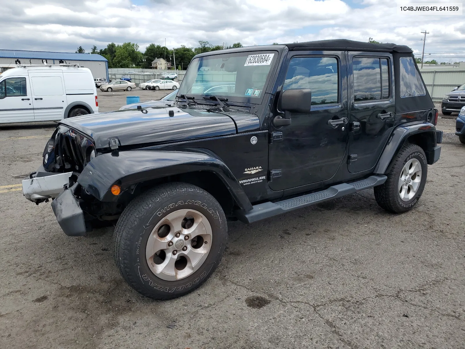 2015 Jeep Wrangler Unlimited Sahara VIN: 1C4BJWEG4FL641559 Lot: 62830684