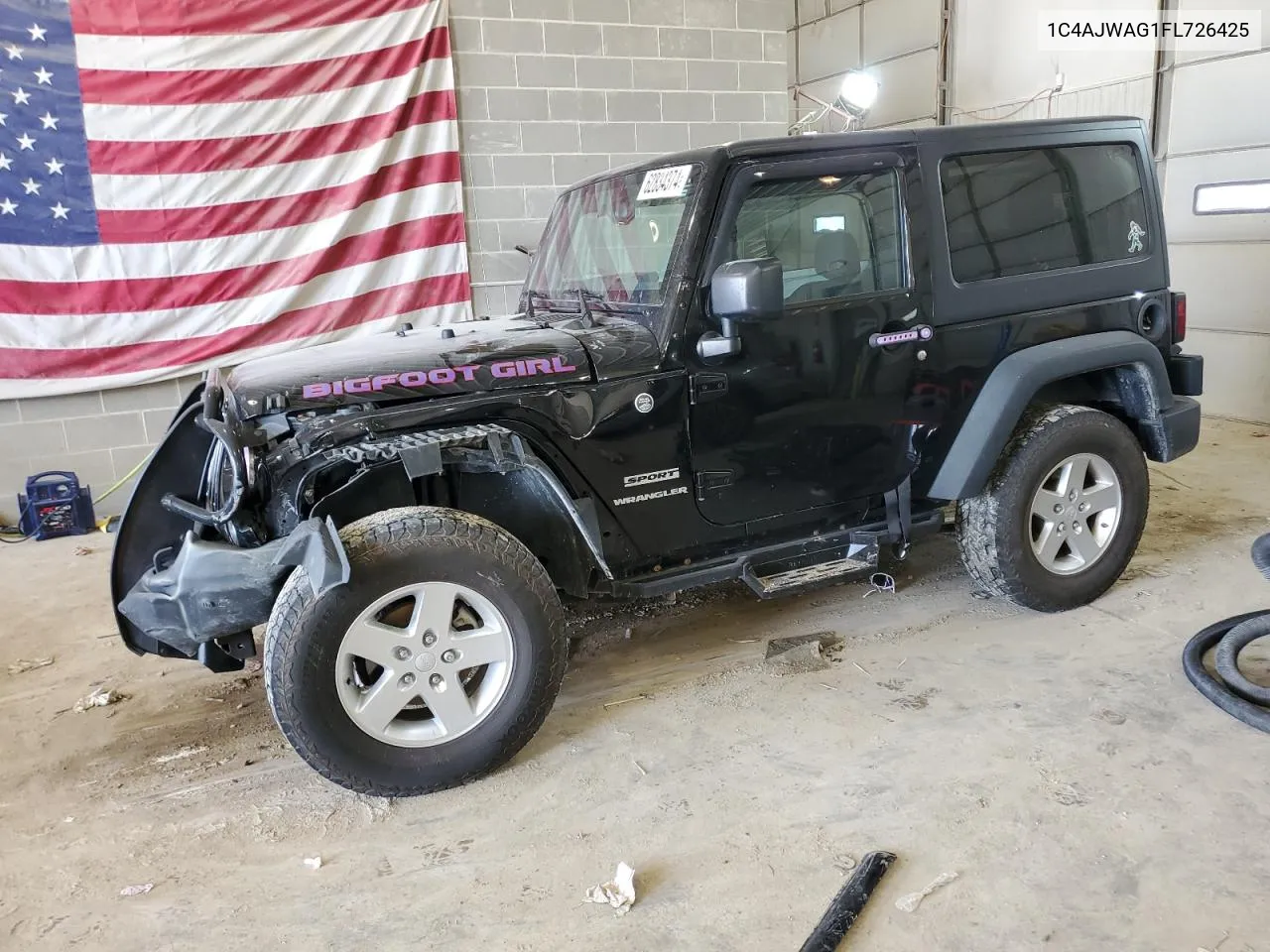 1C4AJWAG1FL726425 2015 Jeep Wrangler Sport