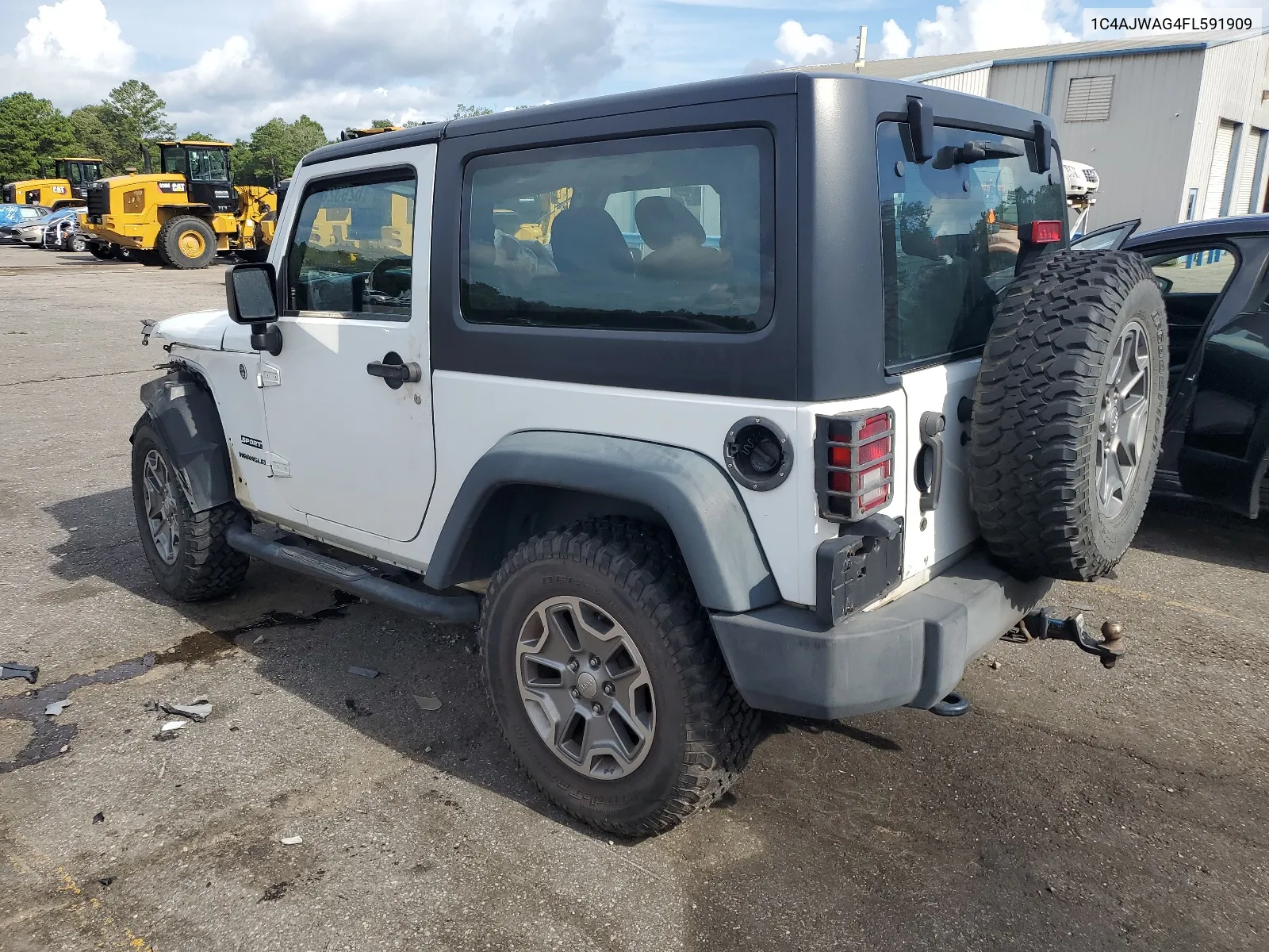 1C4AJWAG4FL591909 2015 Jeep Wrangler Sport