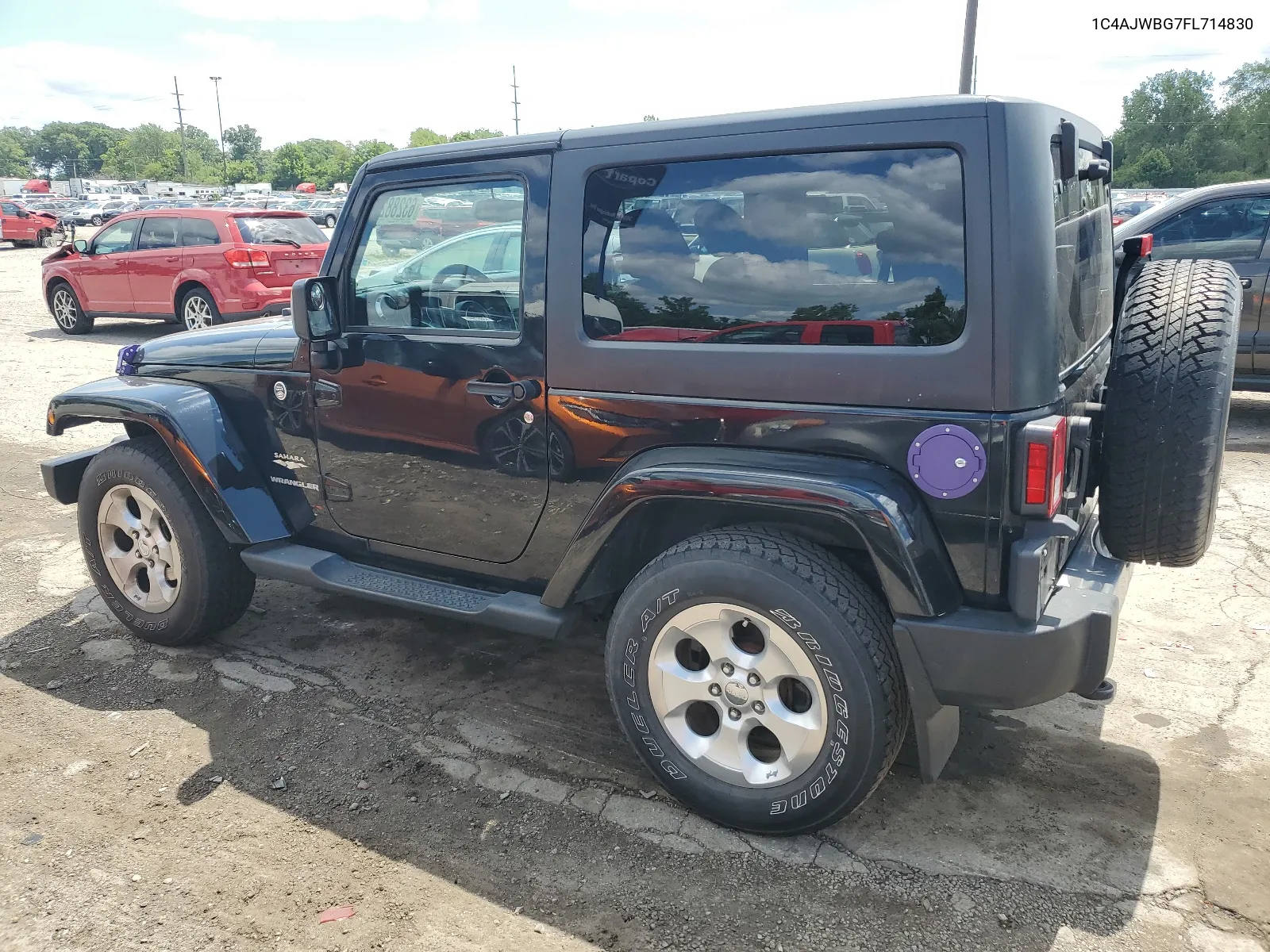 1C4AJWBG7FL714830 2015 Jeep Wrangler Sahara