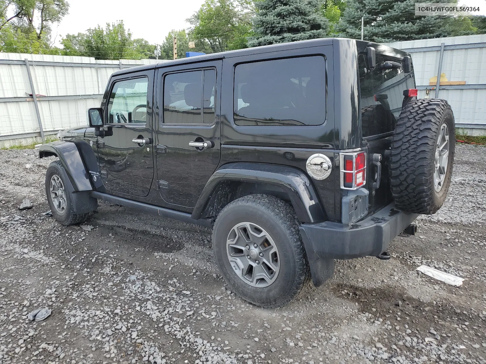 2015 Jeep Wrangler Unlimited Rubicon VIN: 1C4HJWFG0FL569364 Lot: 63642664