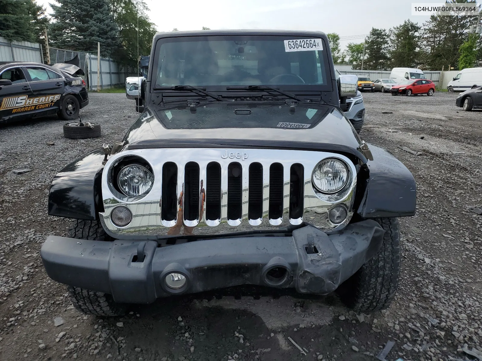 2015 Jeep Wrangler Unlimited Rubicon VIN: 1C4HJWFG0FL569364 Lot: 63642664