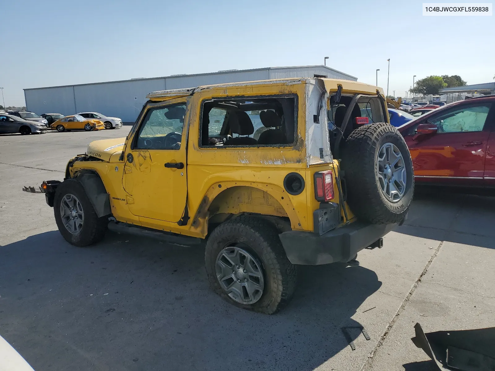 1C4BJWCGXFL559838 2015 Jeep Wrangler Rubicon