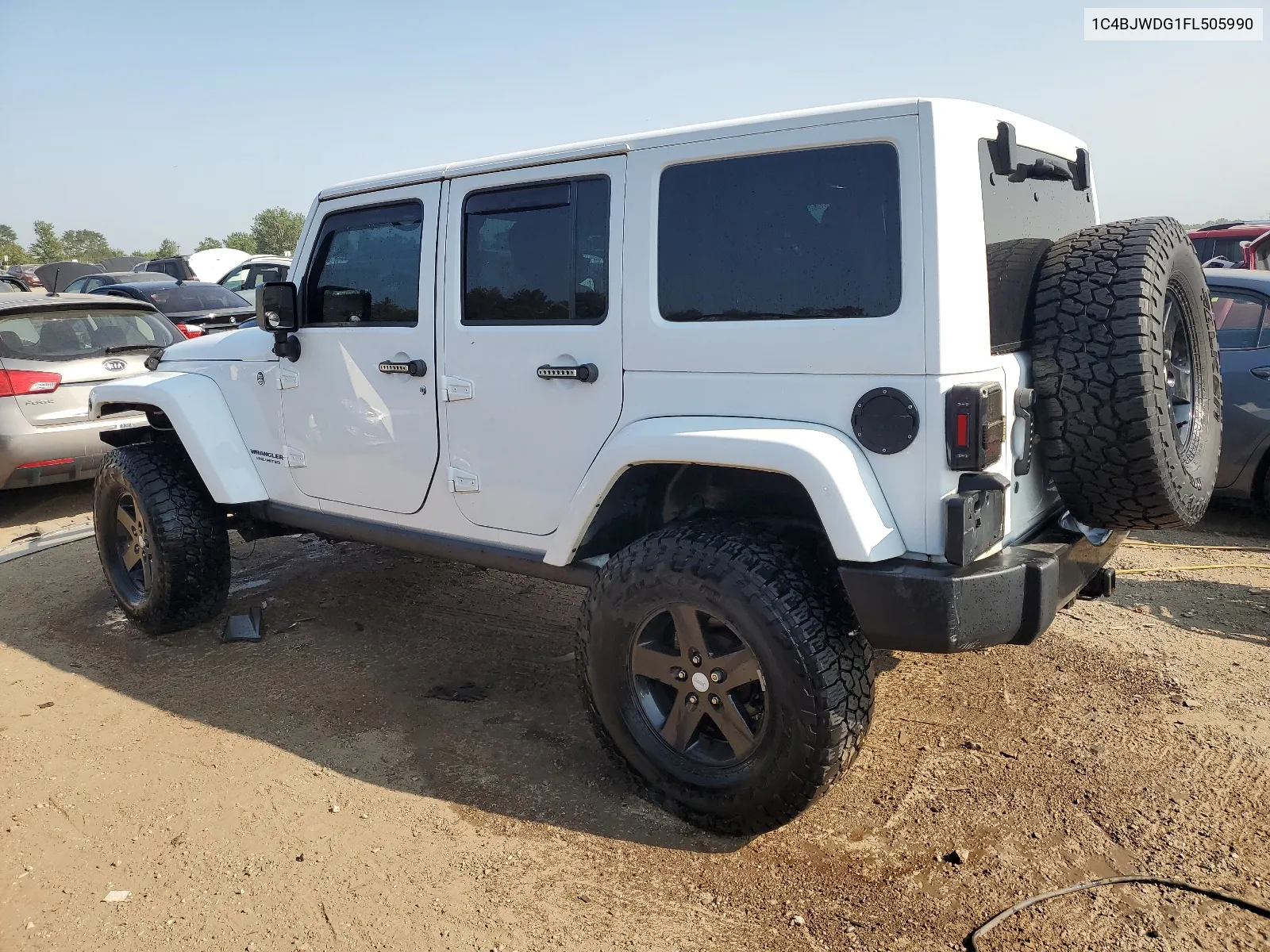 2015 Jeep Wrangler Unlimited Sport VIN: 1C4BJWDG1FL505990 Lot: 63886884