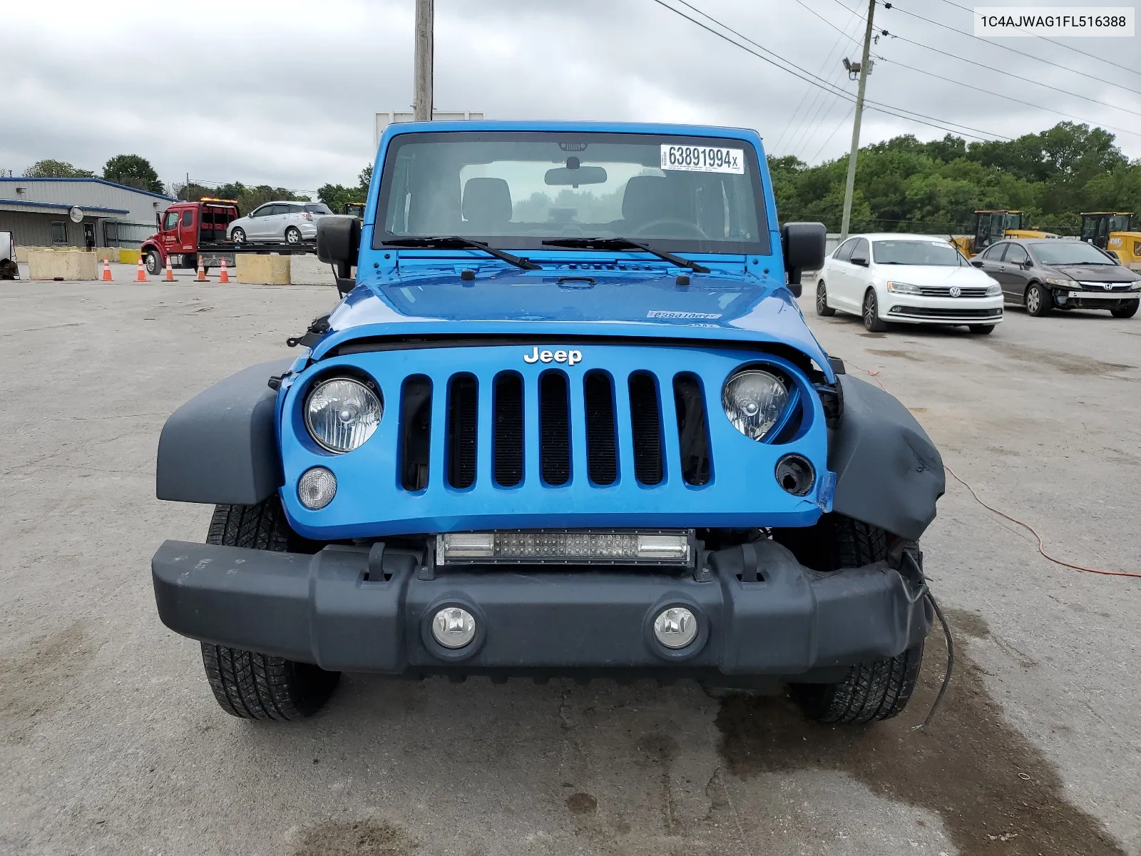 2015 Jeep Wrangler Sport VIN: 1C4AJWAG1FL516388 Lot: 63891994