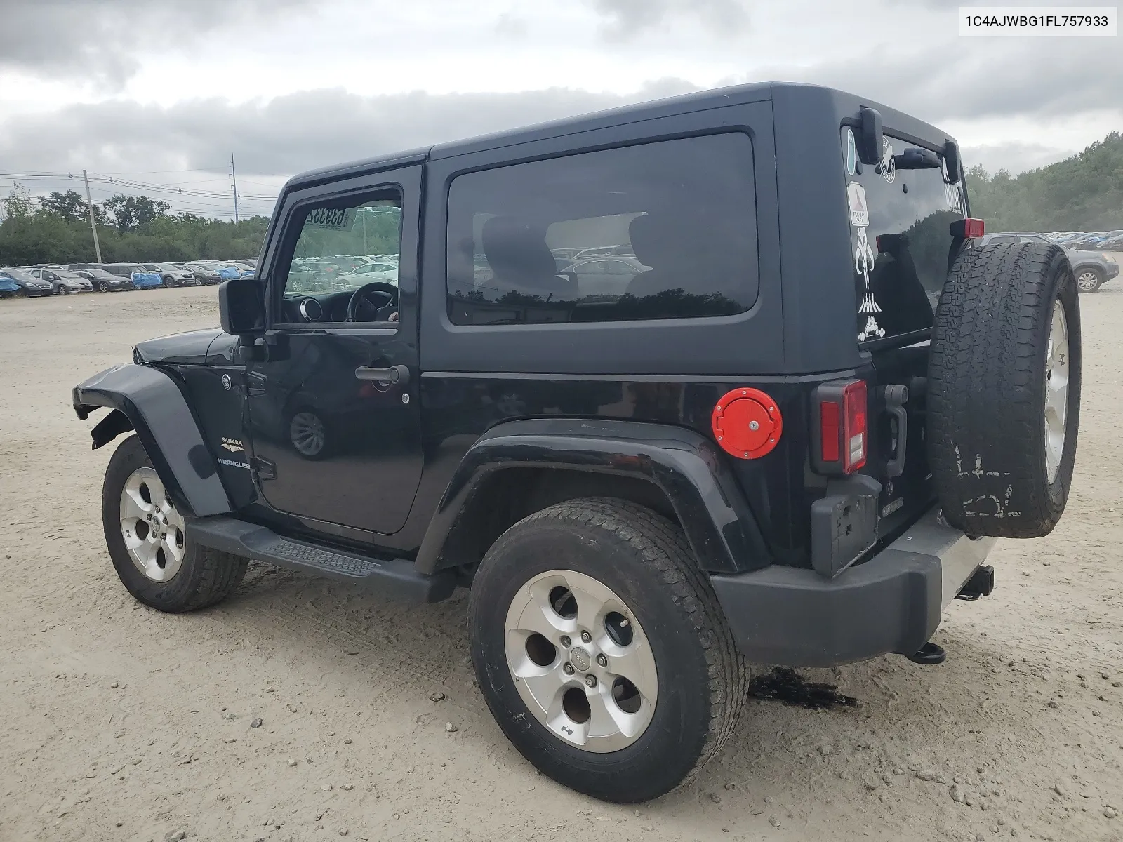 2015 Jeep Wrangler Sahara VIN: 1C4AJWBG1FL757933 Lot: 63933214