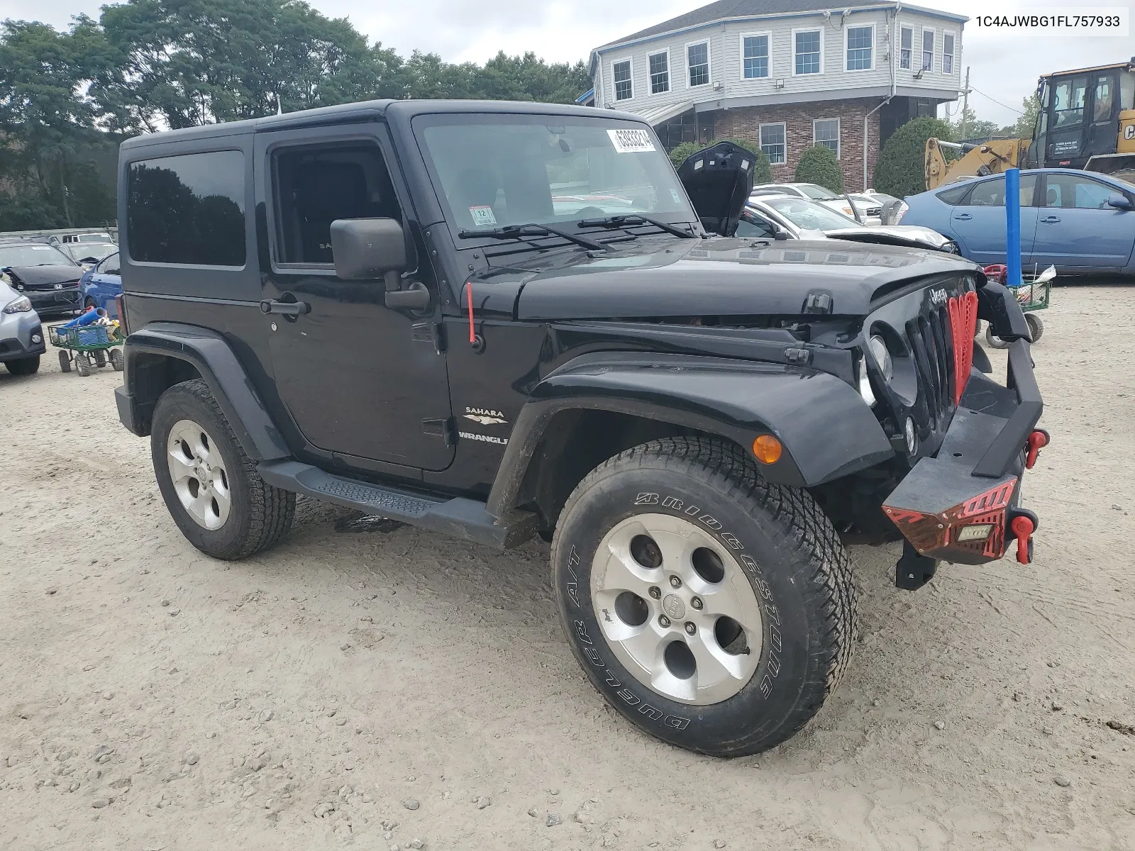 2015 Jeep Wrangler Sahara VIN: 1C4AJWBG1FL757933 Lot: 63933214