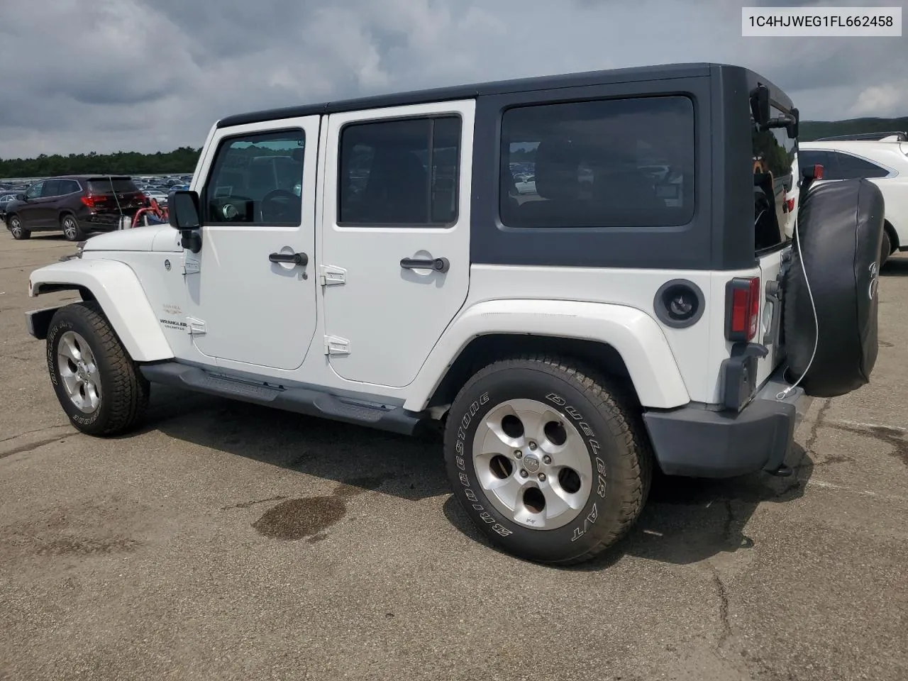 2015 Jeep Wrangler Unlimited Sahara VIN: 1C4HJWEG1FL662458 Lot: 64390094