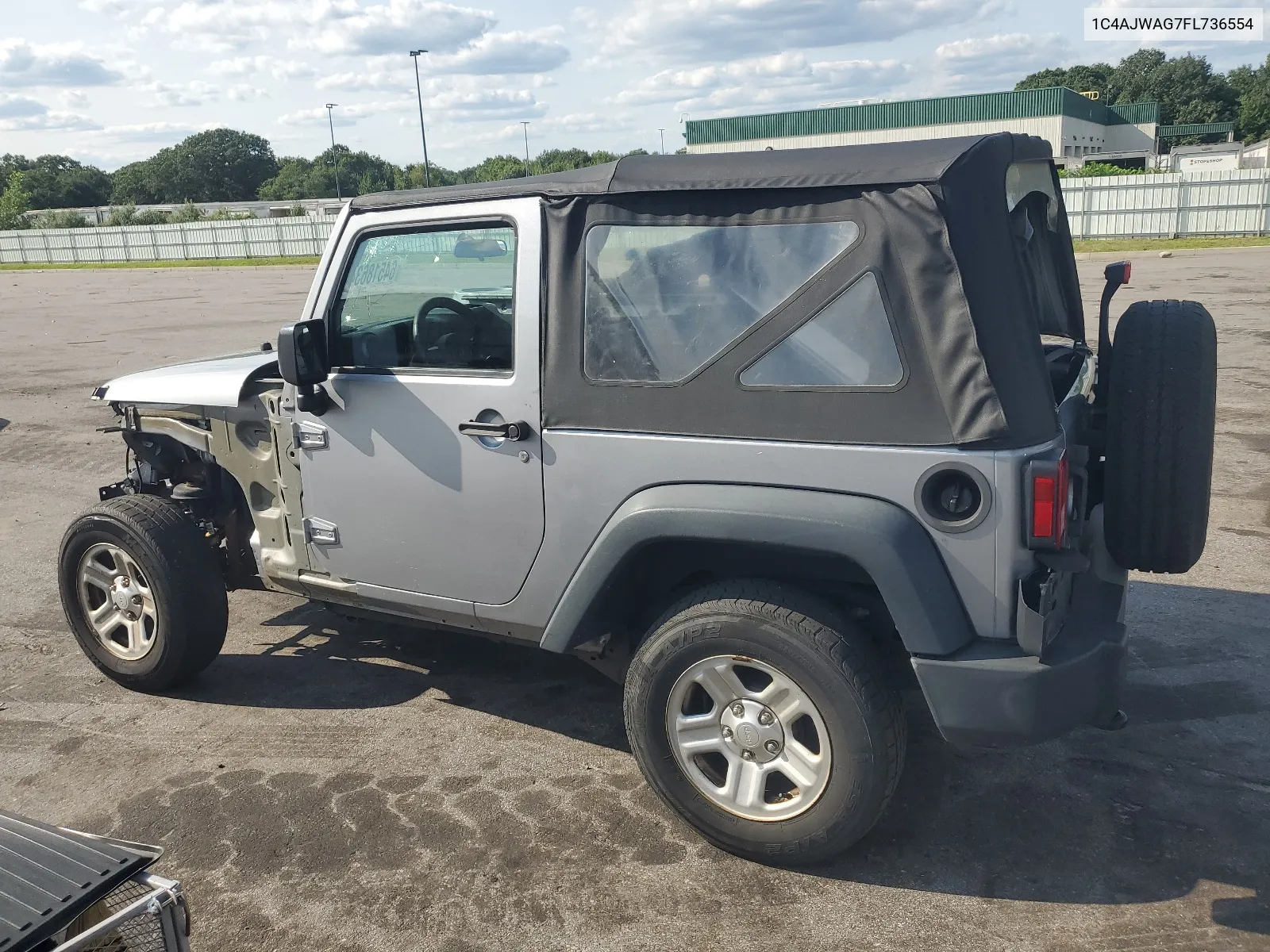 2015 Jeep Wrangler Sport VIN: 1C4AJWAG7FL736554 Lot: 64518634