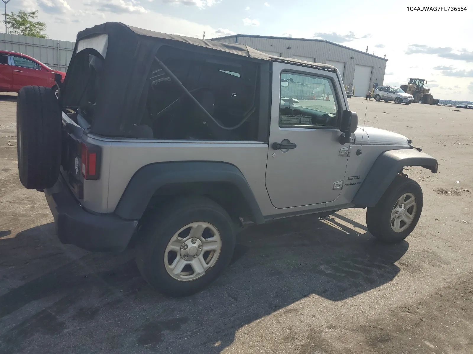 1C4AJWAG7FL736554 2015 Jeep Wrangler Sport