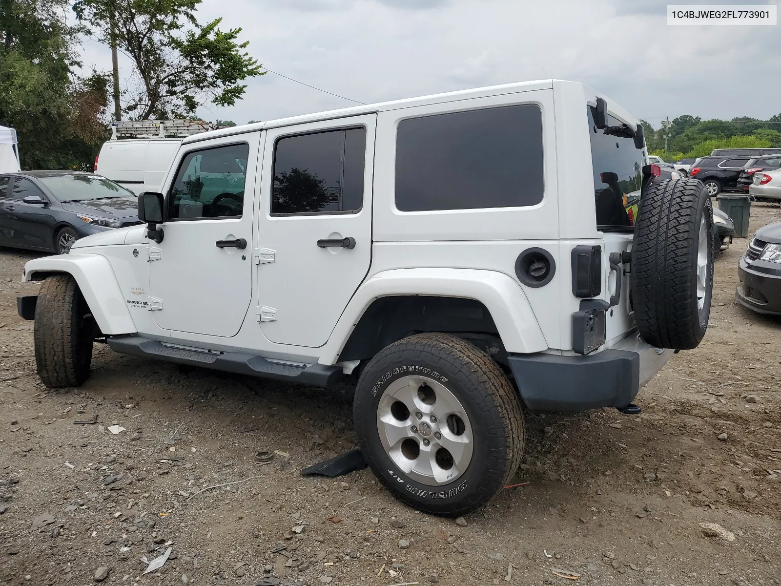 2015 Jeep Wrangler Unlimited Sahara VIN: 1C4BJWEG2FL773901 Lot: 64757644