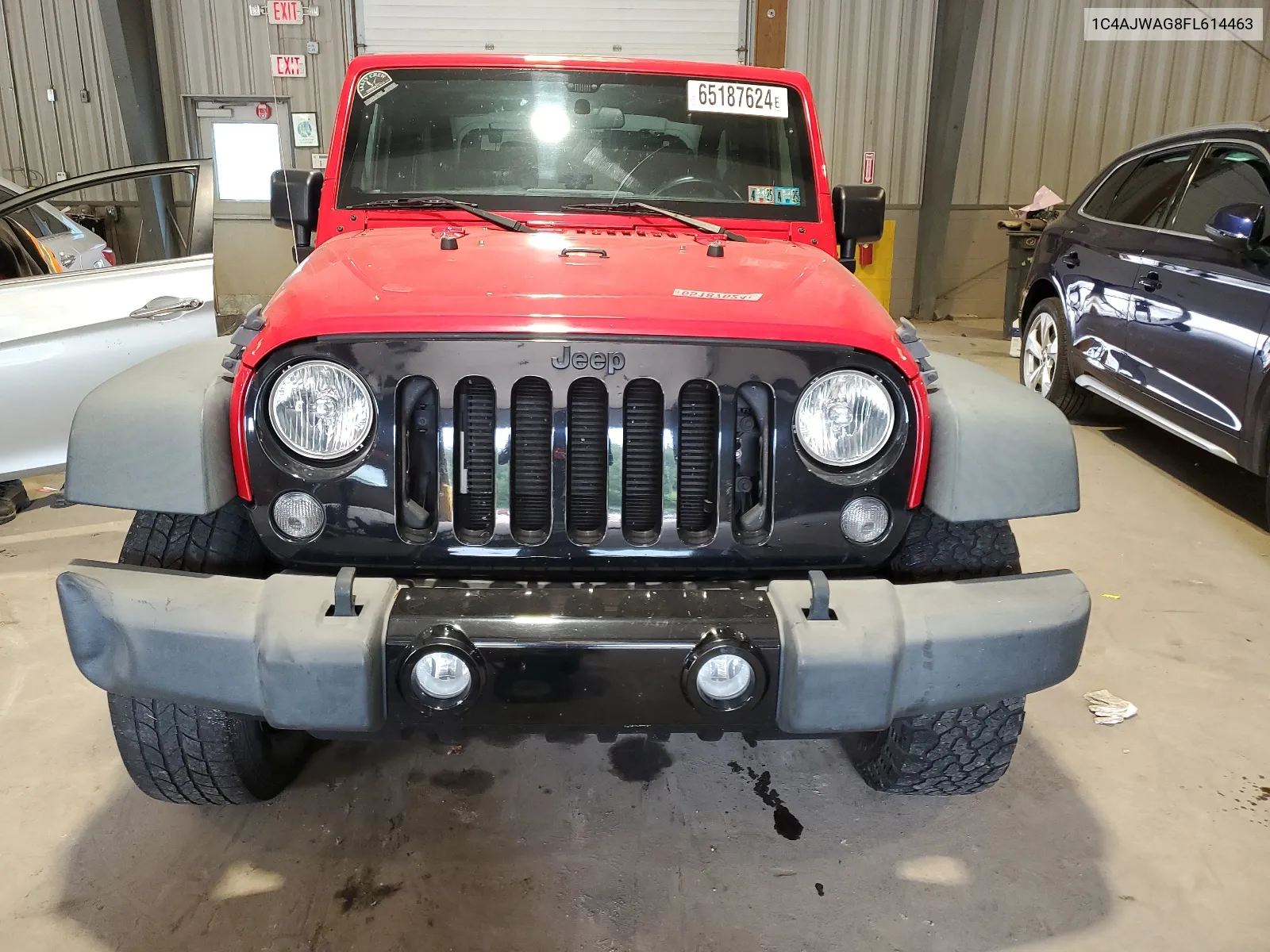 2015 Jeep Wrangler Sport VIN: 1C4AJWAG8FL614463 Lot: 65187624