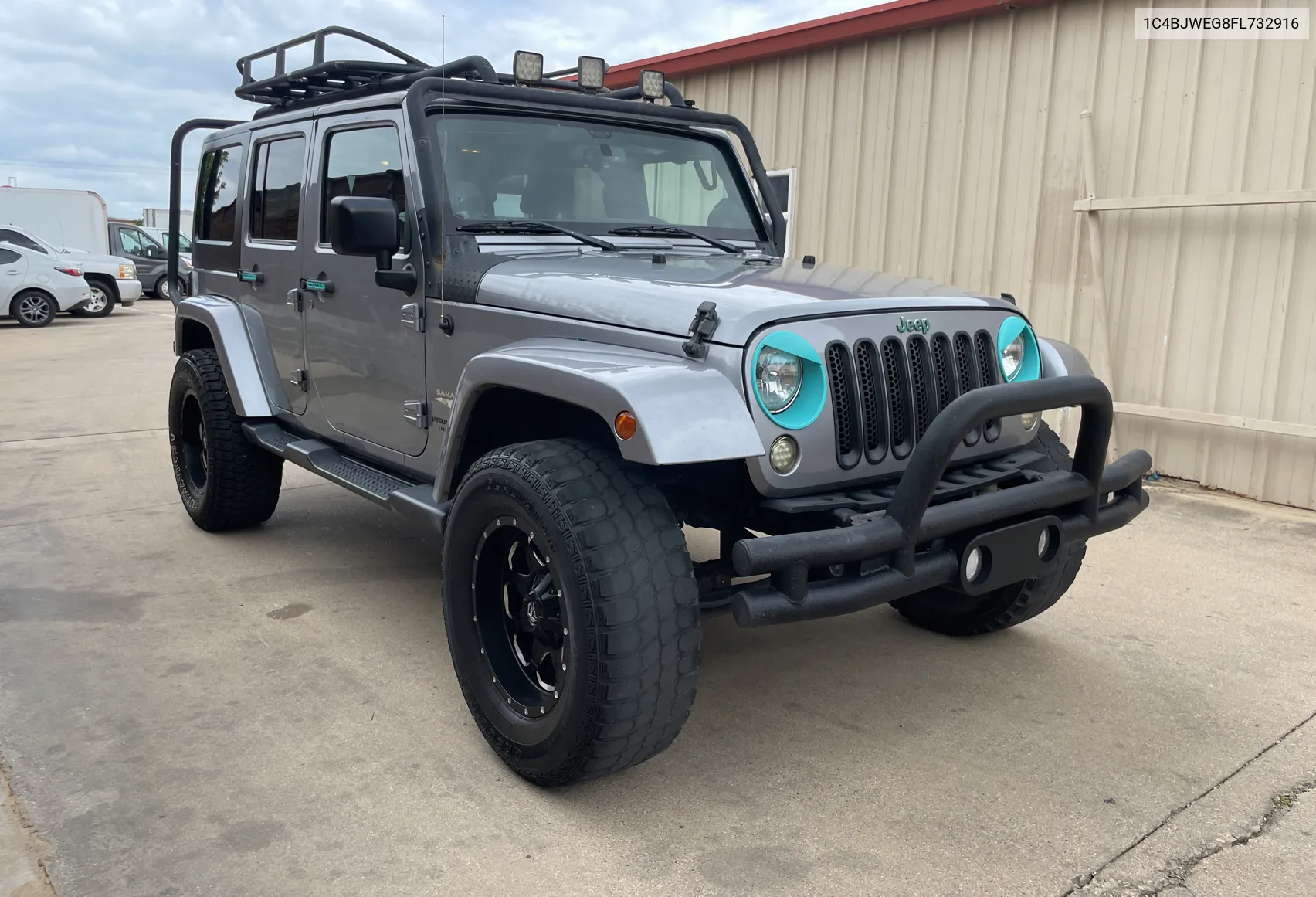 2015 Jeep Wrangler Unlimited Sahara VIN: 1C4BJWEG8FL732916 Lot: 65198444