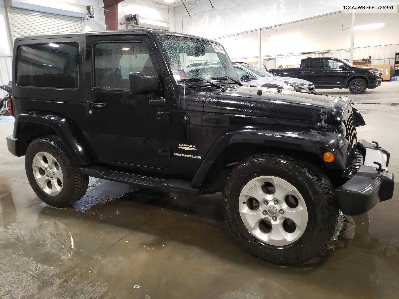 2015 Jeep Wrangler Sahara VIN: 1C4AJWBG6FL735961 Lot: 65202314