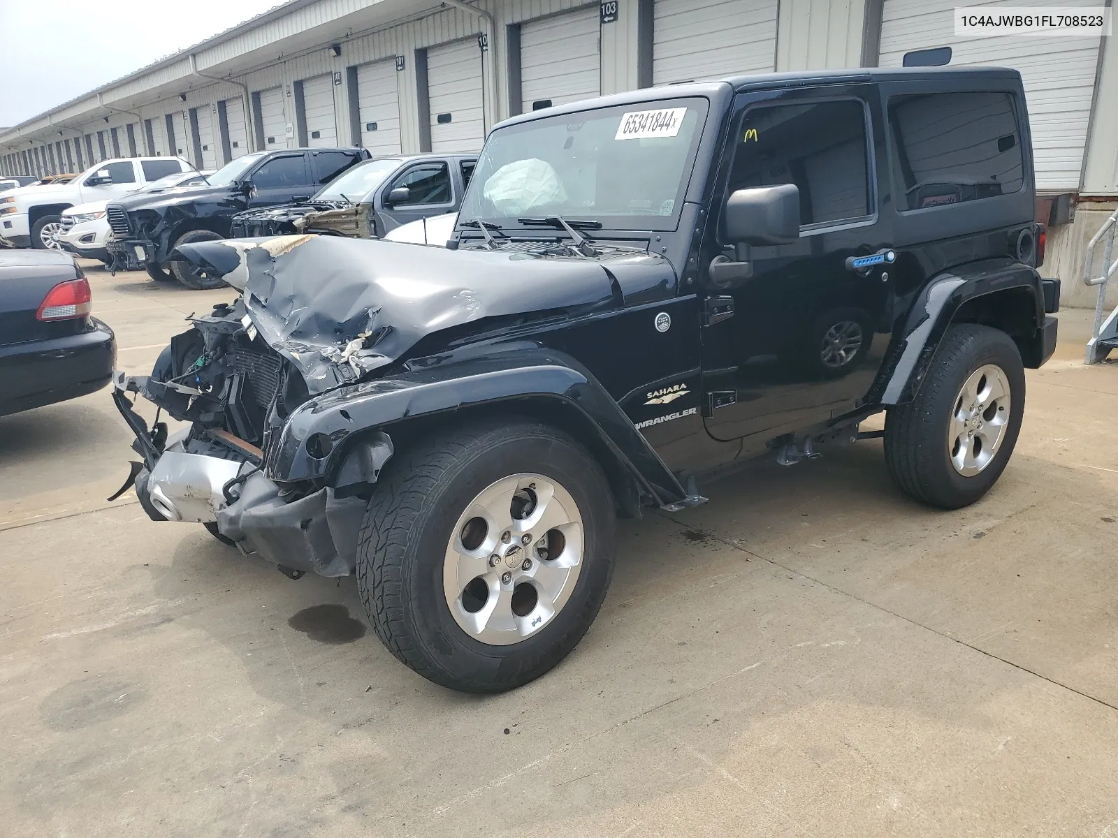 1C4AJWBG1FL708523 2015 Jeep Wrangler Sahara