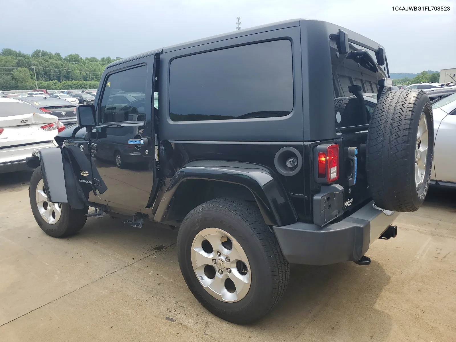 2015 Jeep Wrangler Sahara VIN: 1C4AJWBG1FL708523 Lot: 65341844