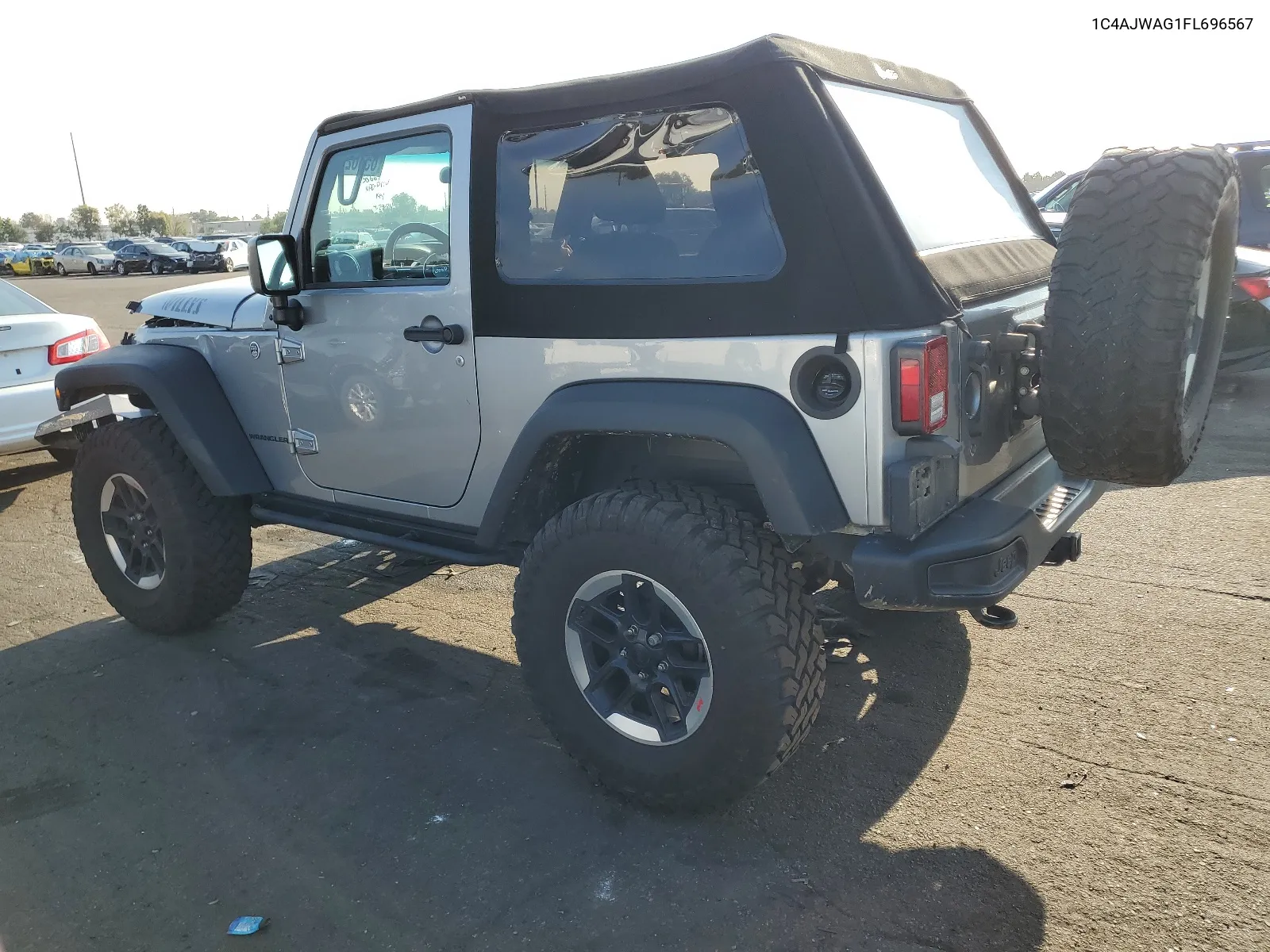 1C4AJWAG1FL696567 2015 Jeep Wrangler Sport